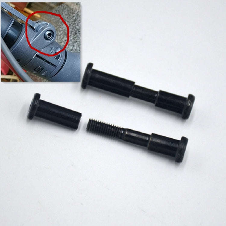 2 PCS For Xiaomi Mijia M365 Electric Scooter Fold Part Inner Hexagon Lock Screws(Black)