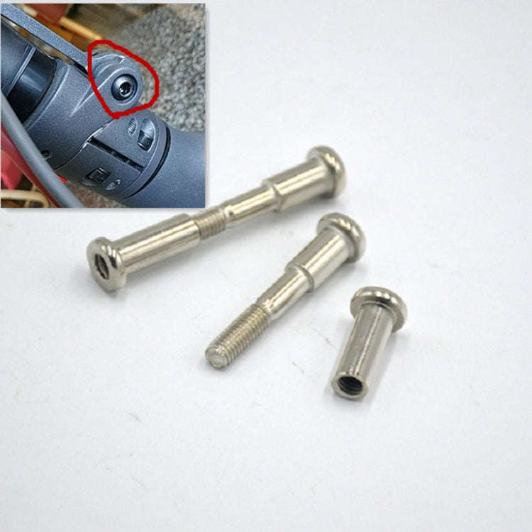 2 PCS For Xiaomi Mijia M365 Electric Scooter Fold Part Inner Hexagon Lock Screws(White)
