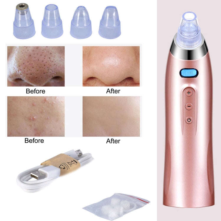Face Pore Cleaner Blackhead Remover Vacuum Comedo Suction Diamond Dermabrasion Facial Cleaning Be...