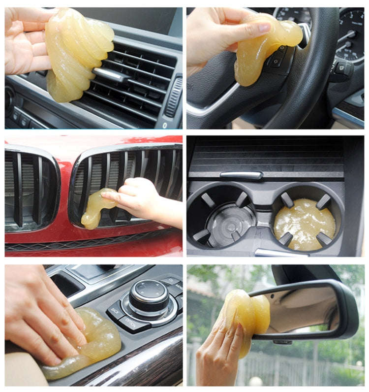 Car Clean Glue Gel Sticker(Transparent)
