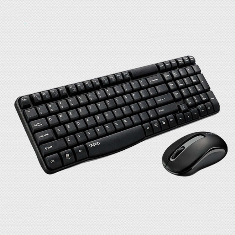 Rapoo X1800S 2.4GHz Wireless Keyboard and Mouse Set(Black)