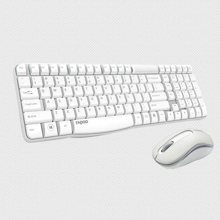 Rapoo X1800S 2.4GHz Wireless Keyboard and Mouse Set(White)