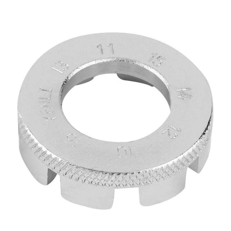 Bicycle spoke wrench tool 8 Way Cycling Wheel Rim Spanner Wrench Repair Tool Accessories(Silver)