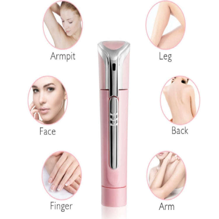 Electric Lady Full body Facial Underarm Private Armpit Hair Removal Device(Pink)