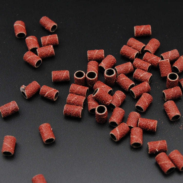 100pcs / Pack Nail Art Electric Grinder Accessories Sandpaper Ring Sand Cloth Ring Grinding Ring,...