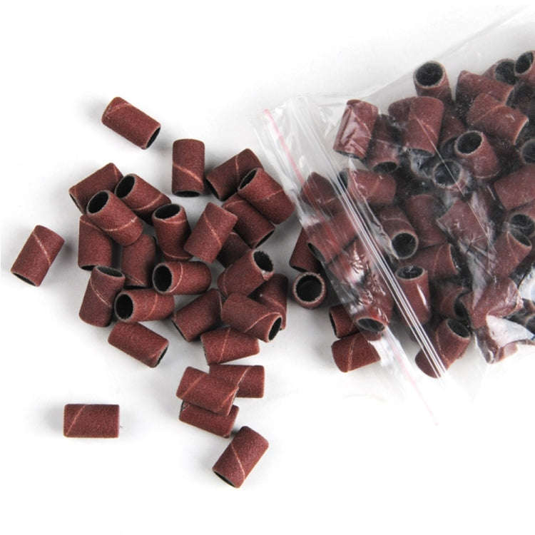 100pcs / Pack Nail Art Electric Grinder Accessories Sandpaper Ring Sand Cloth Ring Grinding Ring,...