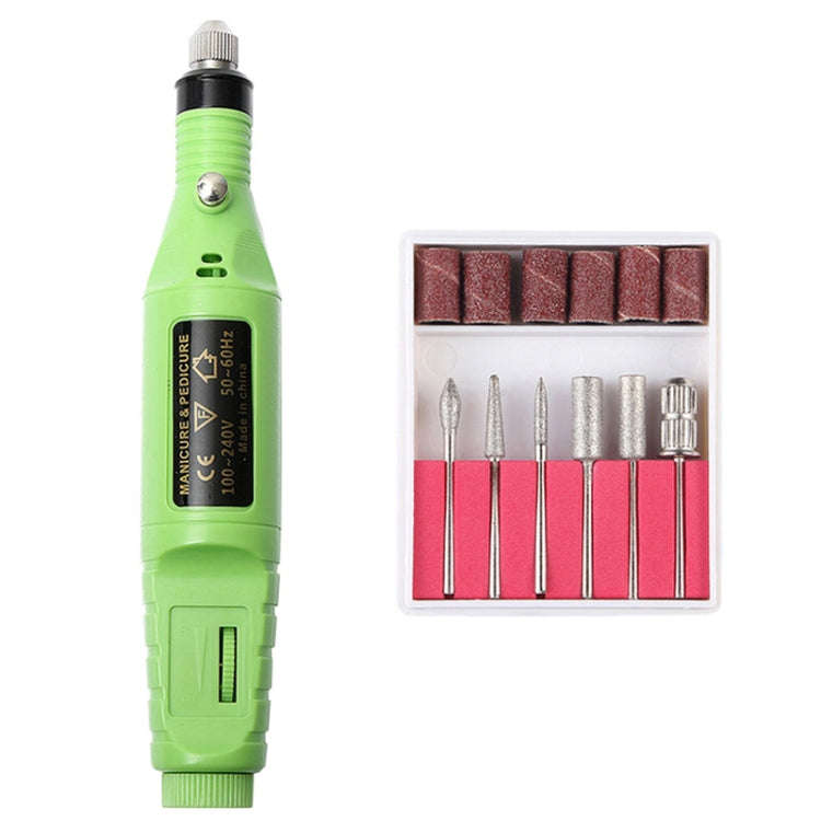 1 Set Power Professional Electric Manicure Machine Pen Pedicure Nail File Nail Tools 6 bits Drill...
