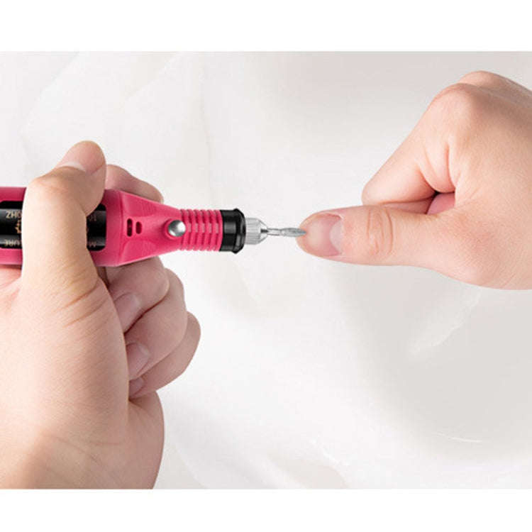 1 Set Power Professional Electric Manicure Machine Pen Pedicure Nail File Nail Tools 6 bits Drill...