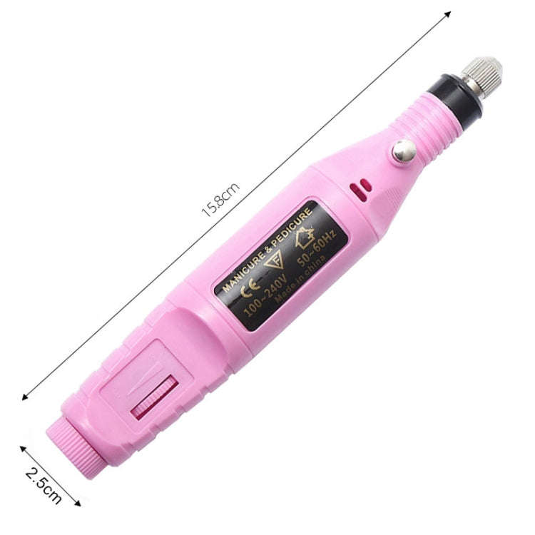 1 Set Power Professional Electric Manicure Machine Pen Pedicure Nail File Nail Tools 6 bits Drill...