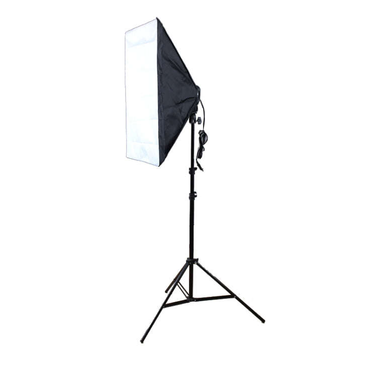 Photo Studio Softbox Kit (Four Socket Lamp Holder + 50 X 70cm Flash Lighting Softbox +2m Light St...