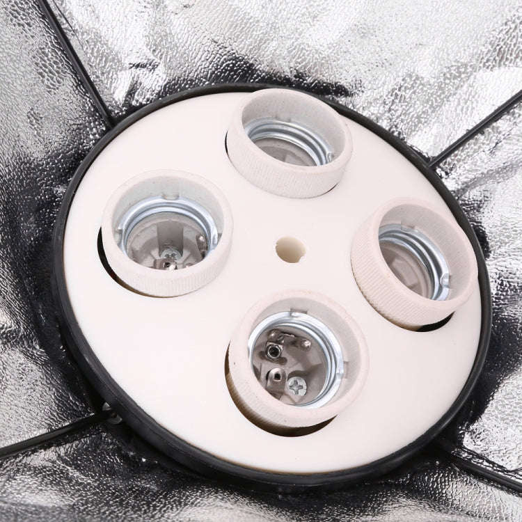 Photo Studio Softbox Kit (Four Socket Lamp Holder + 50 X 70cm Flash Lighting Softbox +2m Light St...