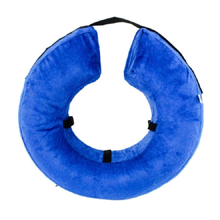 Dog Collar PVC Inflatable Pet Anti-snatch Collar, Size:XL(Blue)