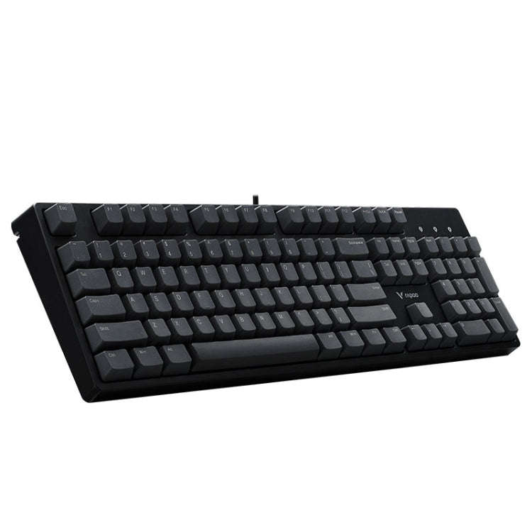 Rapoo V860 Desktop Wired Gaming Mechanical Keyboard, Specifications:104 Keys(Black Shaft)