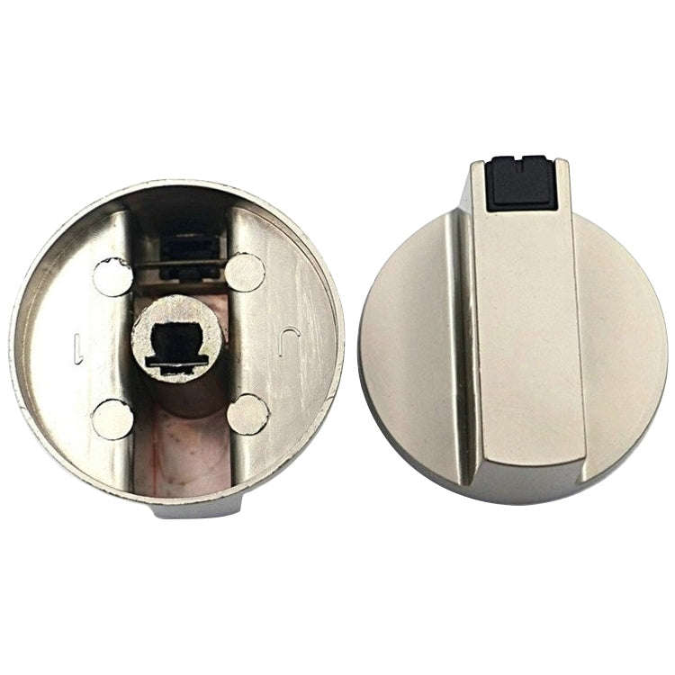 2 PCS Universal Metal Rotary Switch Control Knobs Replacement Accessories for Home Kitchen Gas St...