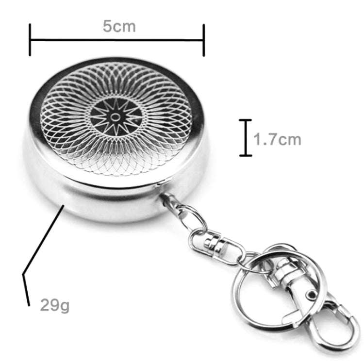 Portable Portable Ashtray Creative Small Outdoor Ashtray Random Pattern Delivery