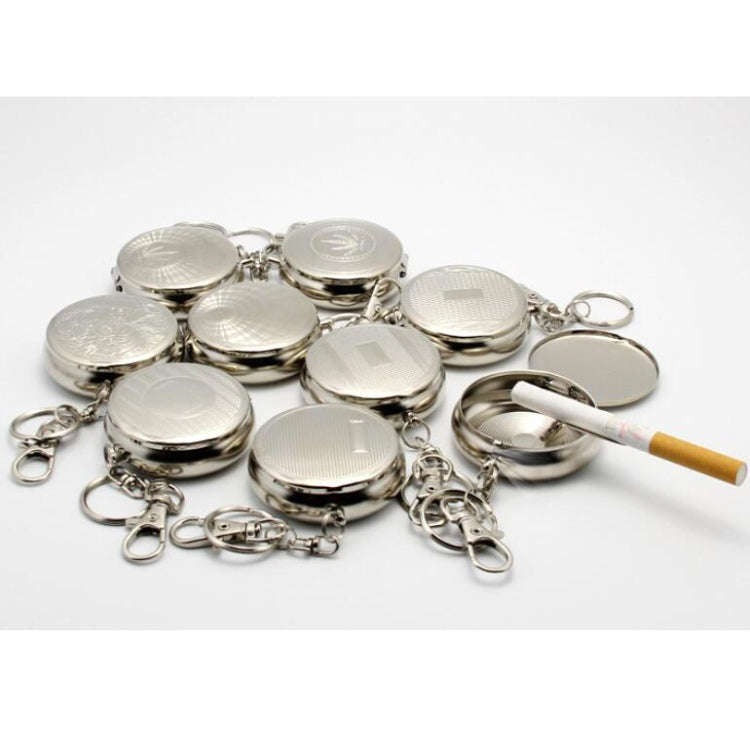 Portable Portable Ashtray Creative Small Outdoor Ashtray Random Pattern Delivery