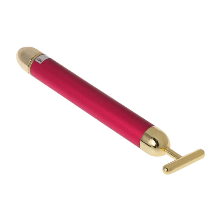 Beauty Electric Facial Pulse Roller Massager(Red)