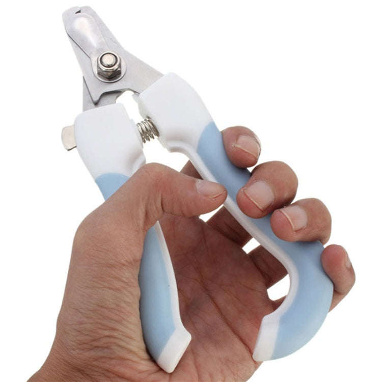 Two-piece Pet Toe Stainless Steel Cat and Dog Nail Clipper Filee, Size:S(Pink)