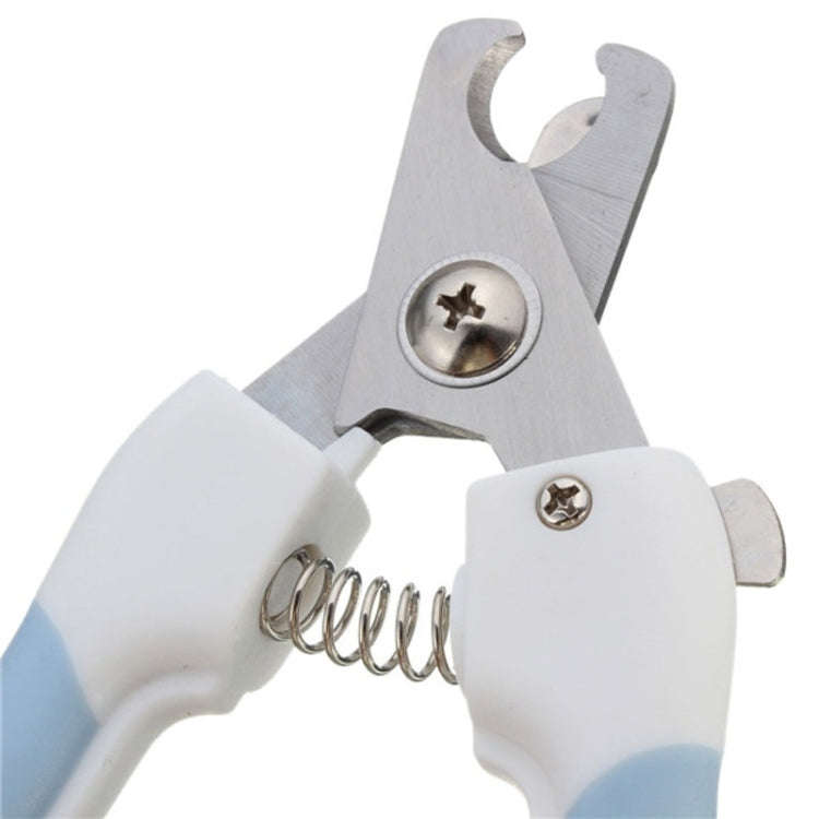 Two-piece Pet Toe Stainless Steel Cat and Dog Nail Clipper Filee, Size:S(Pink)