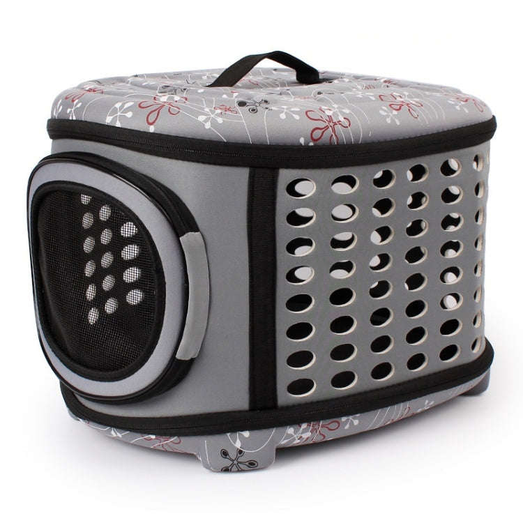 EVA Portable Folding Pet Tote Pet Carrier Bag(Gray)