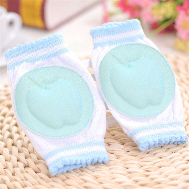 Baby Toddlers Learn To Walk Anti Slip Knee Protector Breathable Knee Pad(Blue)