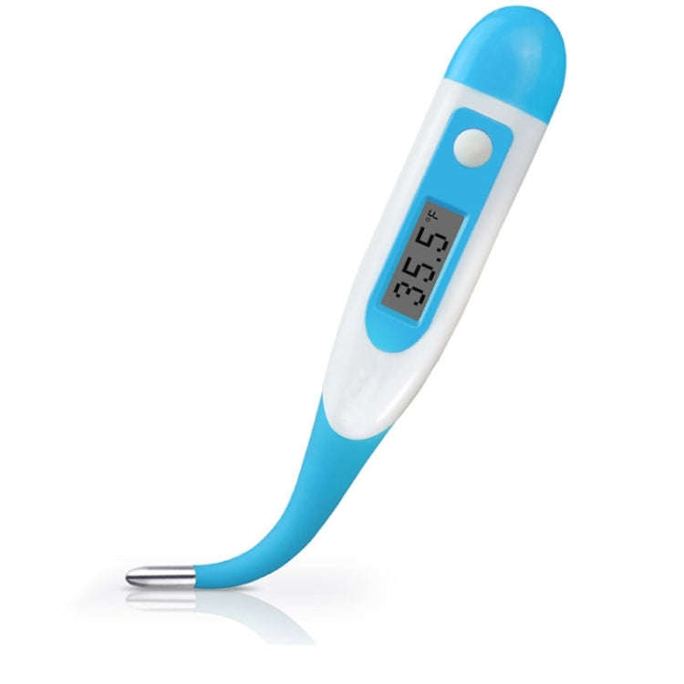 2 PCS LCD Electronic Digital Baby Thermometer Waterproof Soft Tip Medicine Home Thermometer, Rand...