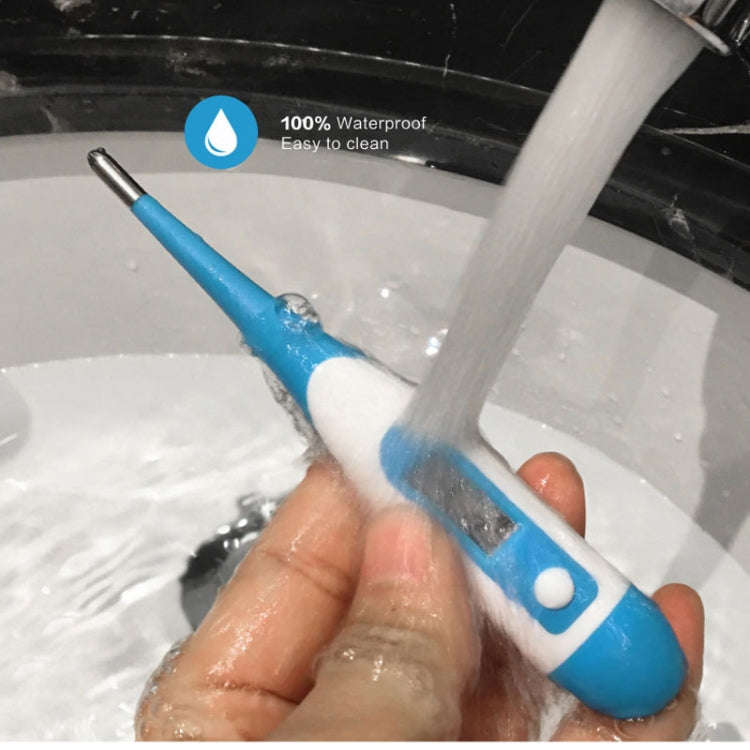 2 PCS LCD Electronic Digital Baby Thermometer Waterproof Soft Tip Medicine Home Thermometer, Rand...