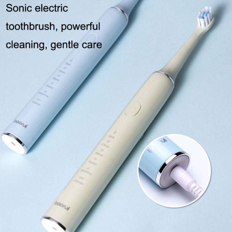 Boorui BR-Z5 USB Fast Charge Soft Toothbrush 5 Gear Sonic Electric Toothbrush(Sky Blue)