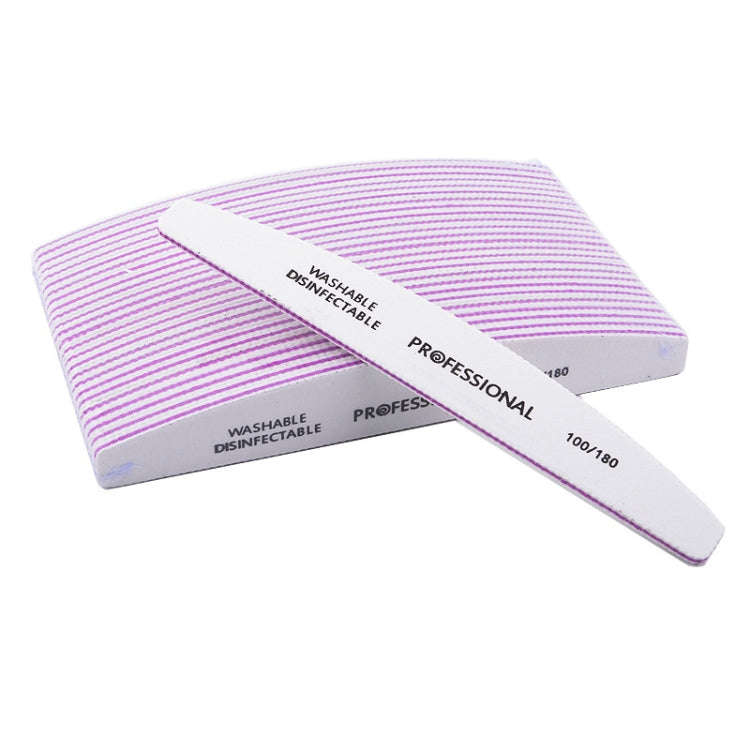 25 PCS Nail File Sandpaper Nail Sanding Grinding Polishing Manicure Care Tools