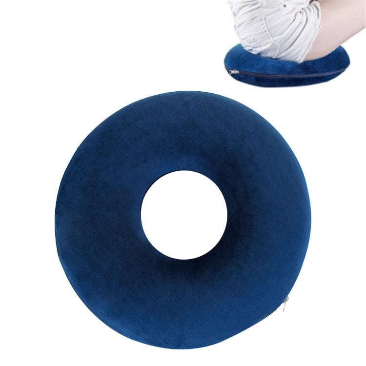 Anti-Decubitus Cushion Memory Foam Circle Chair Cushion(Navy)