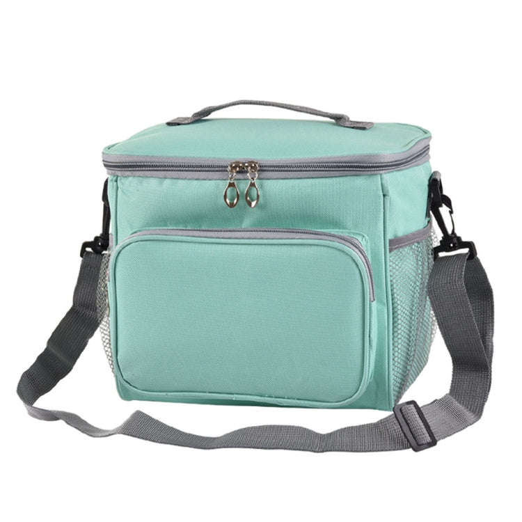 Portable Ice Pack Oxford Cloth Portable Slung Lunch Box Insulated Lunch Bag, Color:Blue