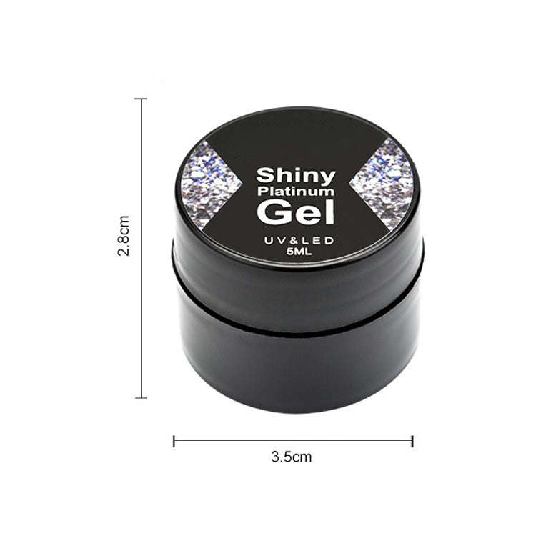 ROSALIND Gel Shiny Platinum Nails Polish(RFA397)