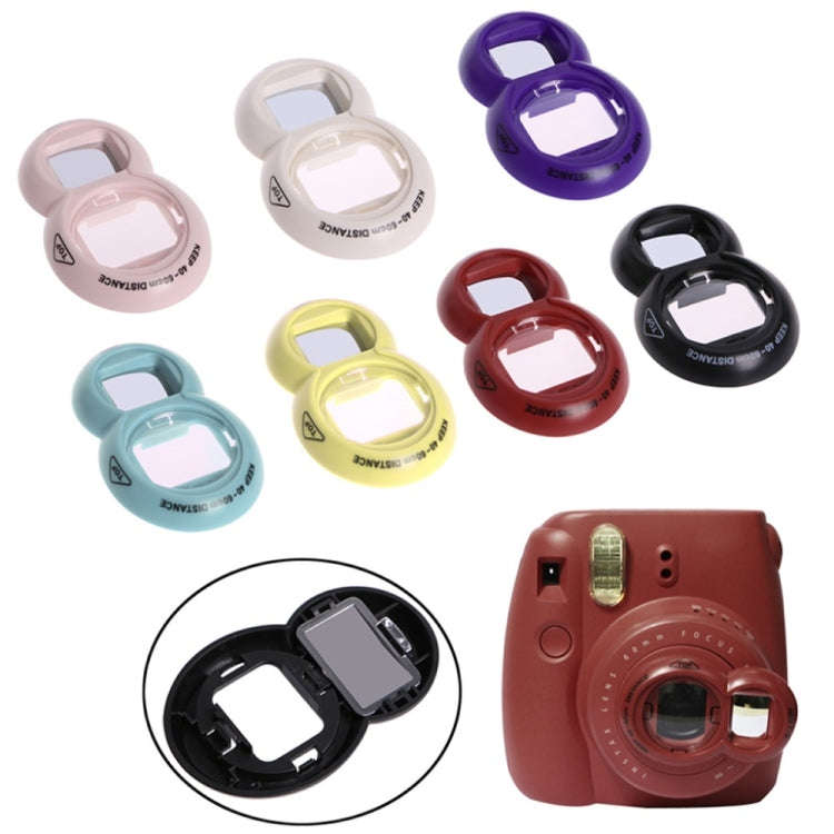 2PCS Selfie Mirror for Polaroid Mini7s / Mini8(Yellow)