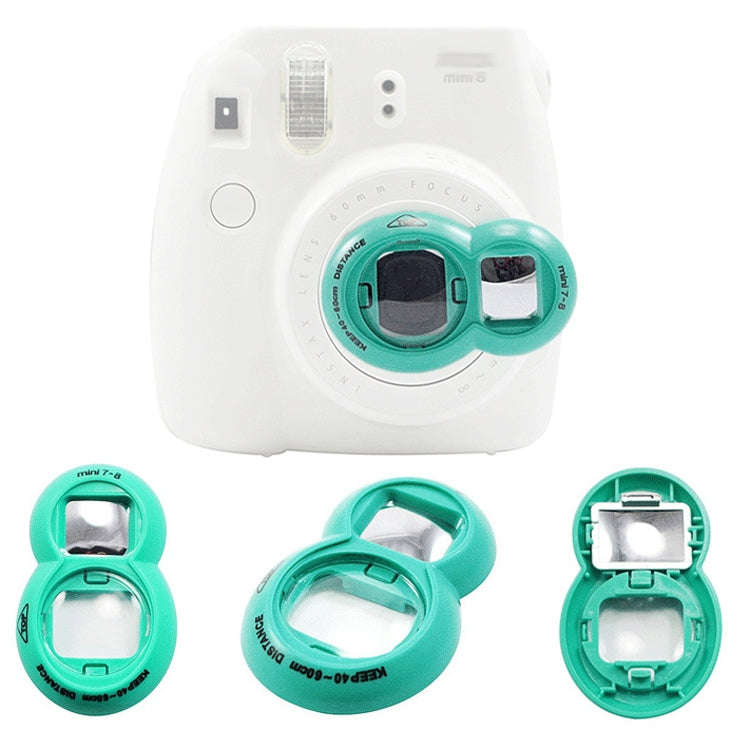 2PCS Selfie Mirror for Polaroid Mini7s / Mini8(Green)