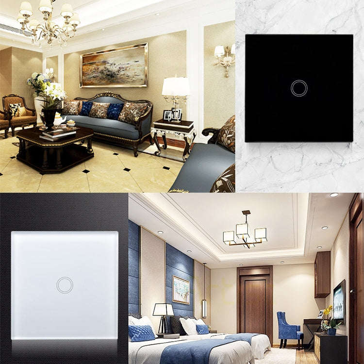 Recessed One-way Touch Switch Sensor Control  Lamp Switch(White)