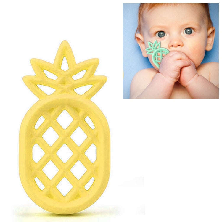 Pineapple Silicone Teether Babies Teething Pendant Nursing Soft Silicone Safe Toys for Soothe Tee...