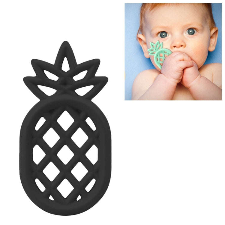 5 PCS Pineapple Silicone Teether Babies Teething Pendant Nursing Soft Silicone Safe Toys for Soot...
