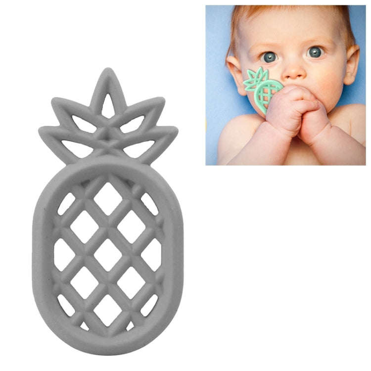 Pineapple Silicone Teether Babies Teething Pendant Nursing Soft Silicone Safe Toys for Soothe Tee...