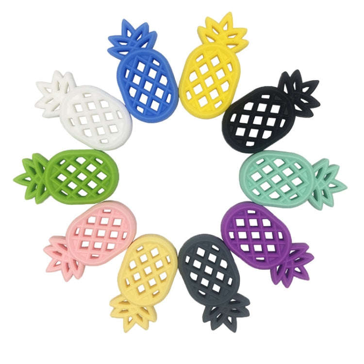 Pineapple Silicone Teether Babies Teething Pendant Nursing Soft Silicone Safe Toys for Soothe Tee...