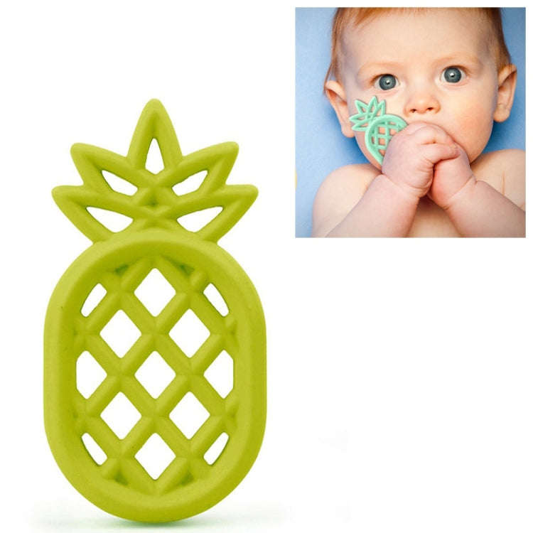 Pineapple Silicone Teether Babies Teething Pendant Nursing Soft Silicone Safe Toys for Soothe Tee...