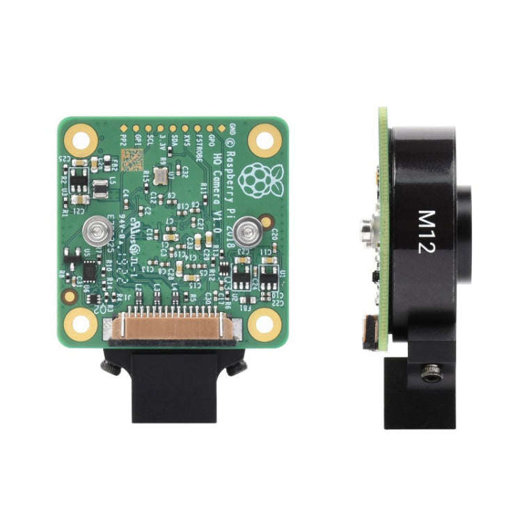 Waveshare For Raspberry Pi Camera M12 High Sensitivity Lens, 12.3MP IMX477R Sensor, 23945