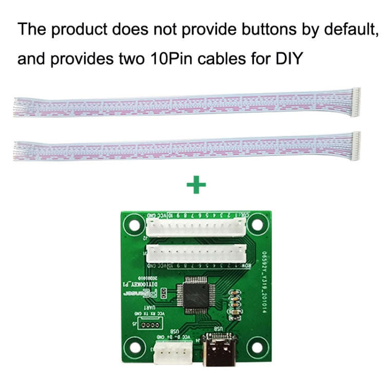 Pcsensor 100-Key Touch Switch Module Custom Keyboard And Mouse Test Development Board, Style:PCB
