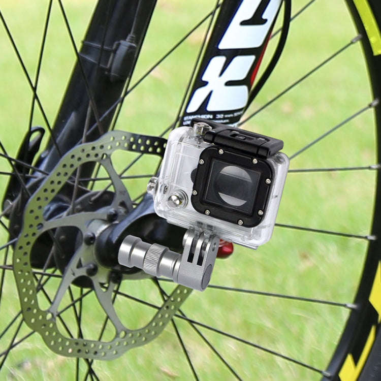 Bicycle Wheel Axle Stand Bicycle Extension Fixed Stand for GoPro Hero11 Black / HERO10 Black /9 B...