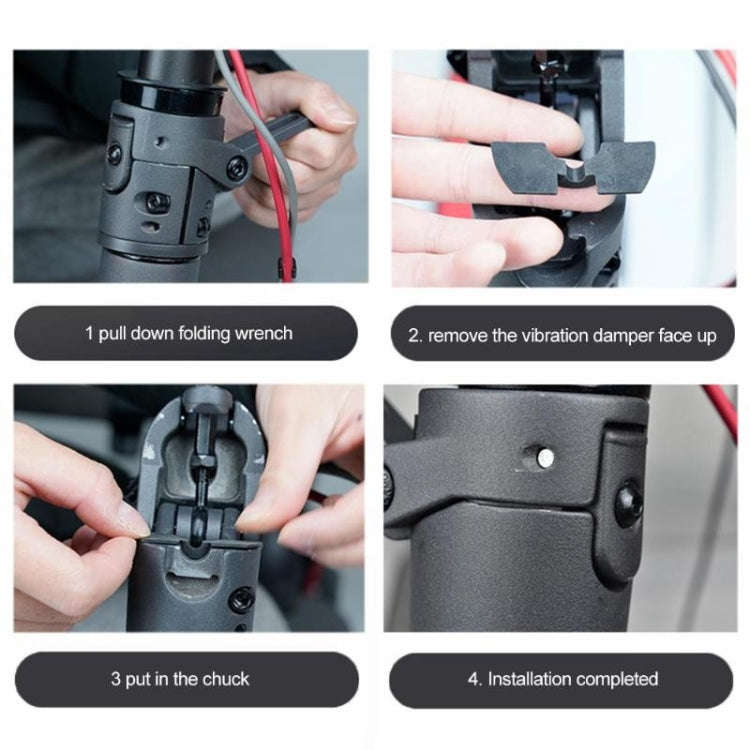 3 PCS Shock Absorption Shockproof Standing Handle Rubber Damper for Xiaomi Mijia M365 Electric Sc...