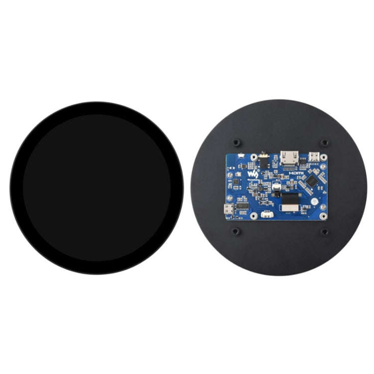 Waveshare 1080x1080 IPS Optically Bonded 5-Inch HDMI Circular 10-Point Touch Screen(24369)