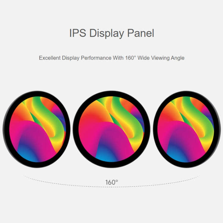 Waveshare 1080x1080 IPS Optically Bonded 5-Inch HDMI Circular 10-Point Touch Screen(24369)