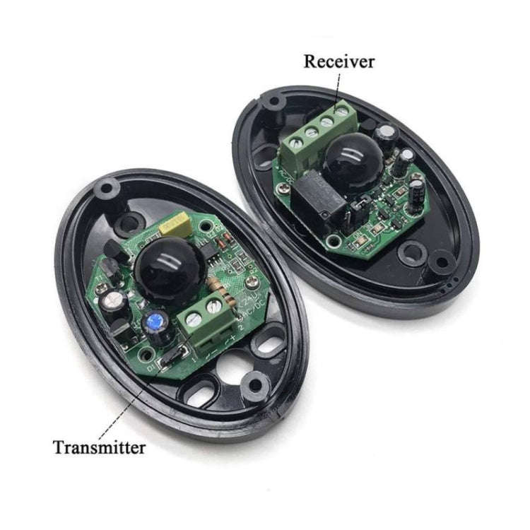 Single Beam Infrared Radiation Detector Automatic Door Light Sensor Burglar Alarm Infrared Alarm ...