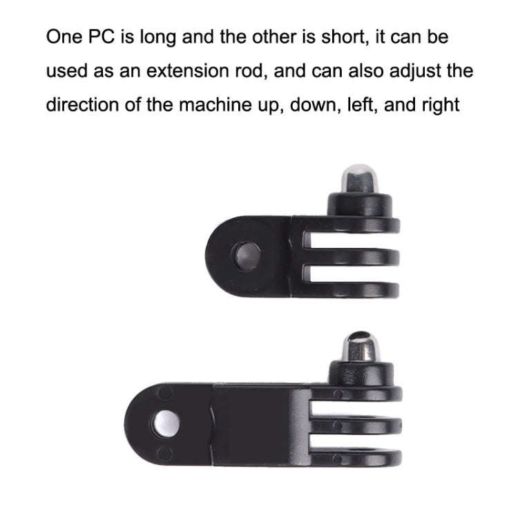 Different Direction Short Adapter TELESIN Screw Adapter Adjustment Arm For GoPro Hero12 Black / H...