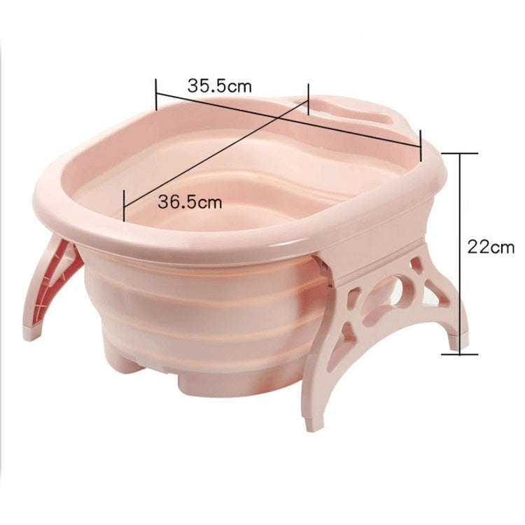 Household Foldable Foot Massage Foot Bath(Blue)