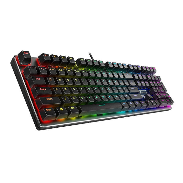Rapoo V700RGB 104 Keys USB Wired Game Computer without Punching Mechanical Keyboard(Tea Shaft)